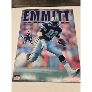 Vintage 1993 Emmitt‎ Smith Dallas Cowboys Starline School Folder NFL Memorabilia